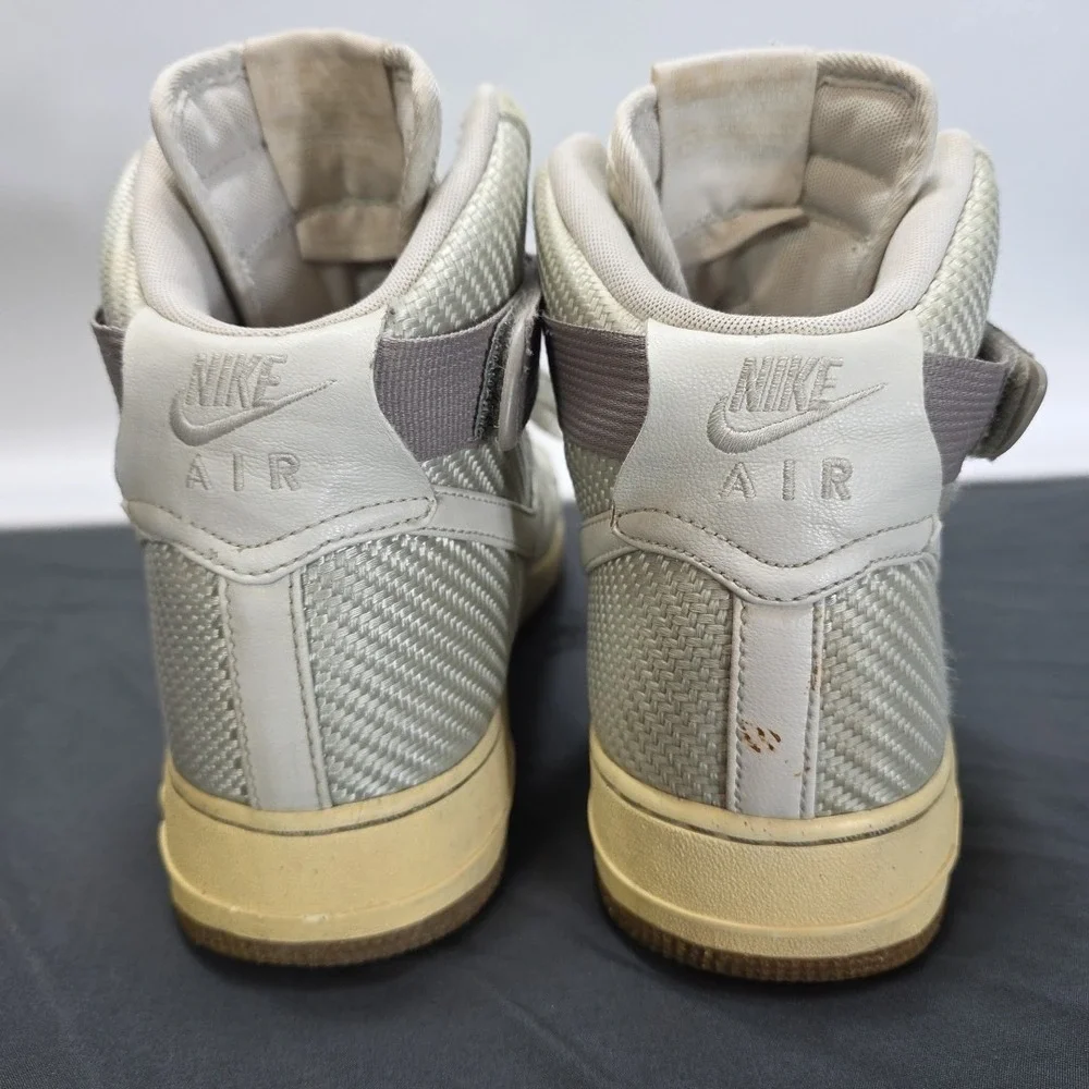 Nike Air Force 1 Hi Premium Light Bone‎ 654440 004 Men's US Size 12 2015